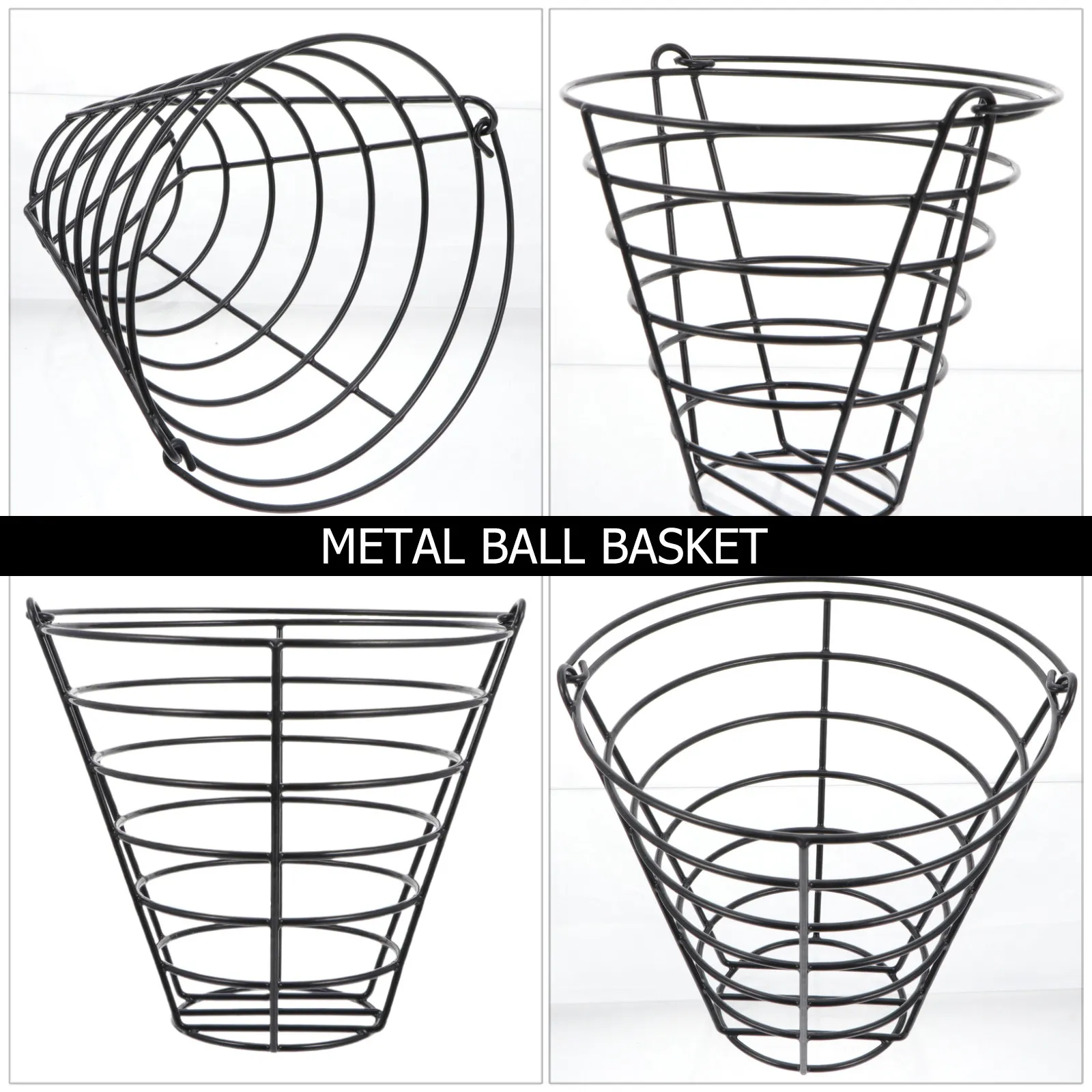 Golf Ball Basket Holder for Storage Pickup and Range Practice – Durable Plastic Container