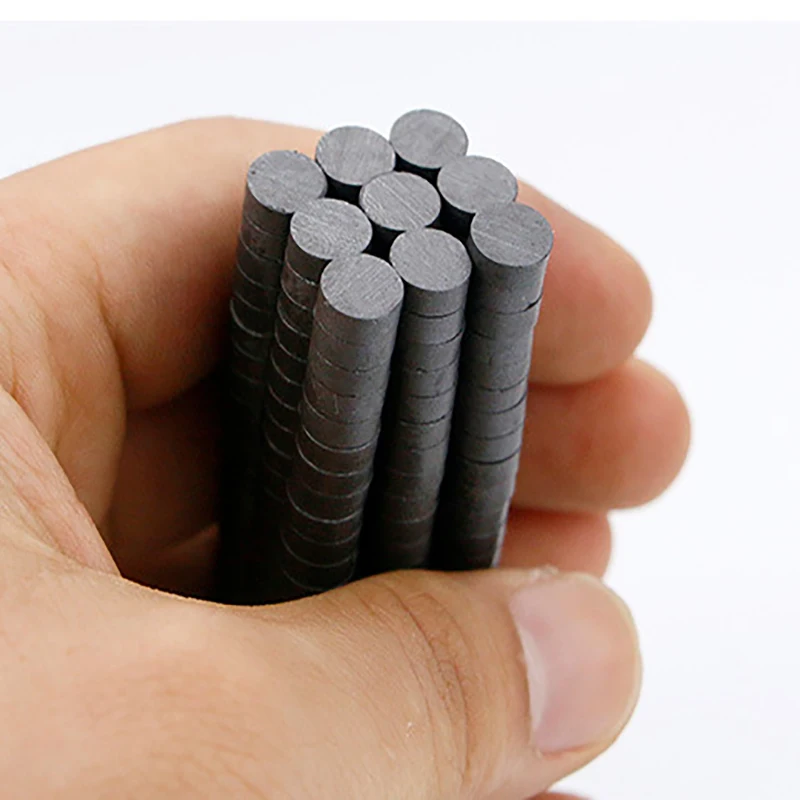 General Magnets 20mm 22mm 24mm 25mm Ferrite Ordinary Black Magnet Crafts Magnets Refrigerator Sticker DIY Magnet Patch