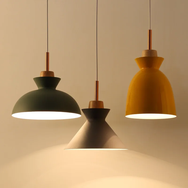 

Nordic Lamps Simple Modern Macaron Living Room Chandelier Restaurant Dining Table Single-head Milk Tea Shop Lighting chandelier