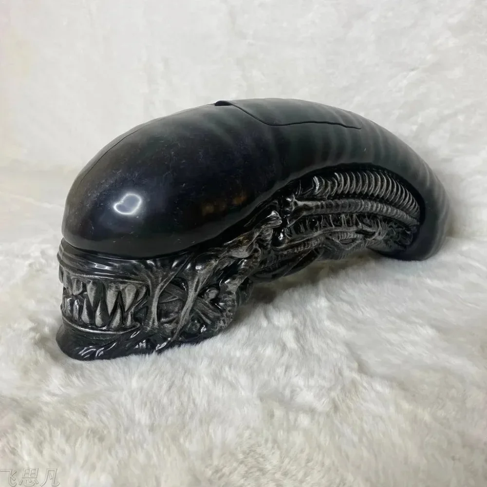 Nuevo 2024 Horror Halloween Alien Romulus cubo de palomitas de maíz decoración de escritorio ornamento Alien Romulus cubo de palomitas de maíz