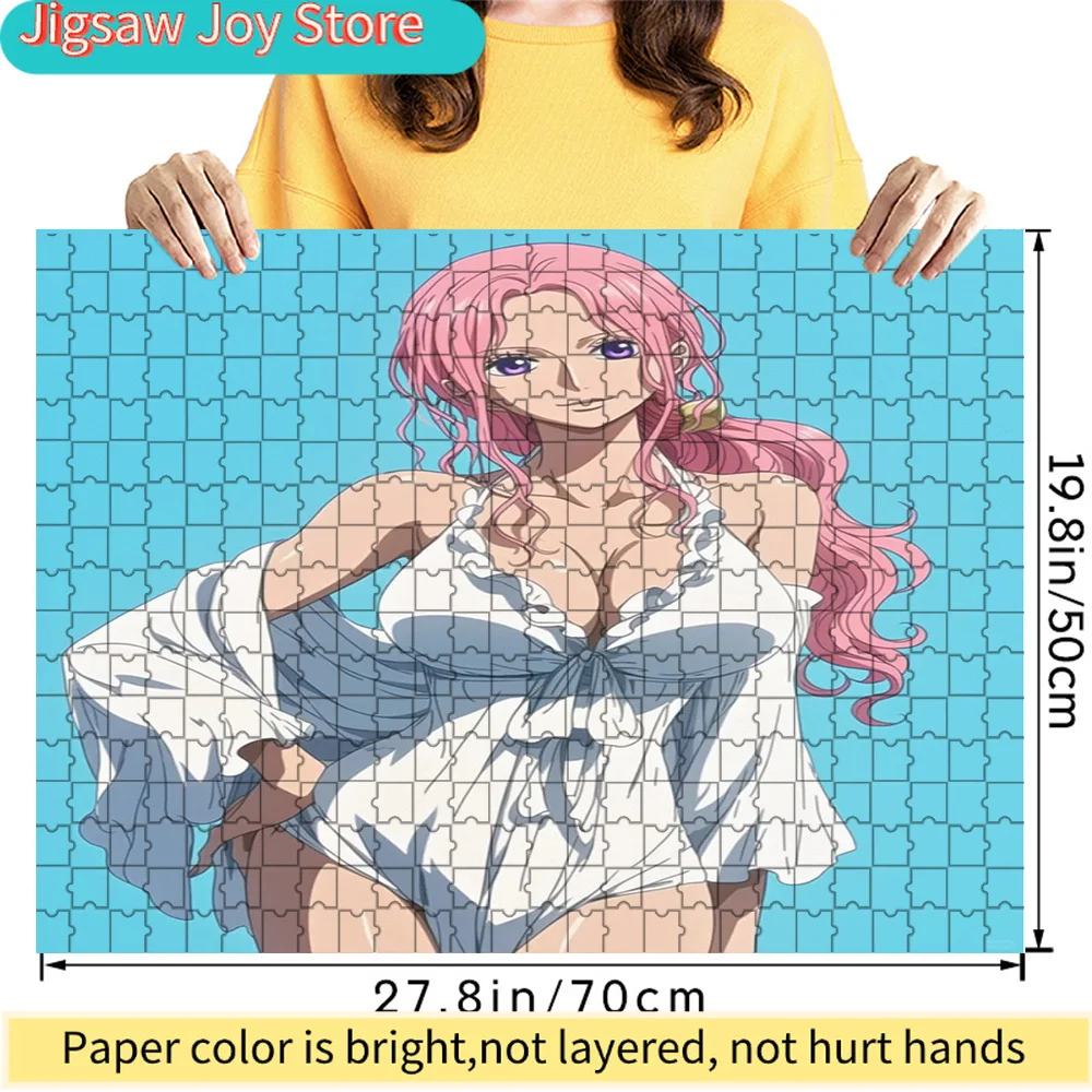 

Коллекционный пазл из бумаги One Piece: Бонни в розовом наряде с хвостиком, персонаж аниме Supernova, подарок для фанатов