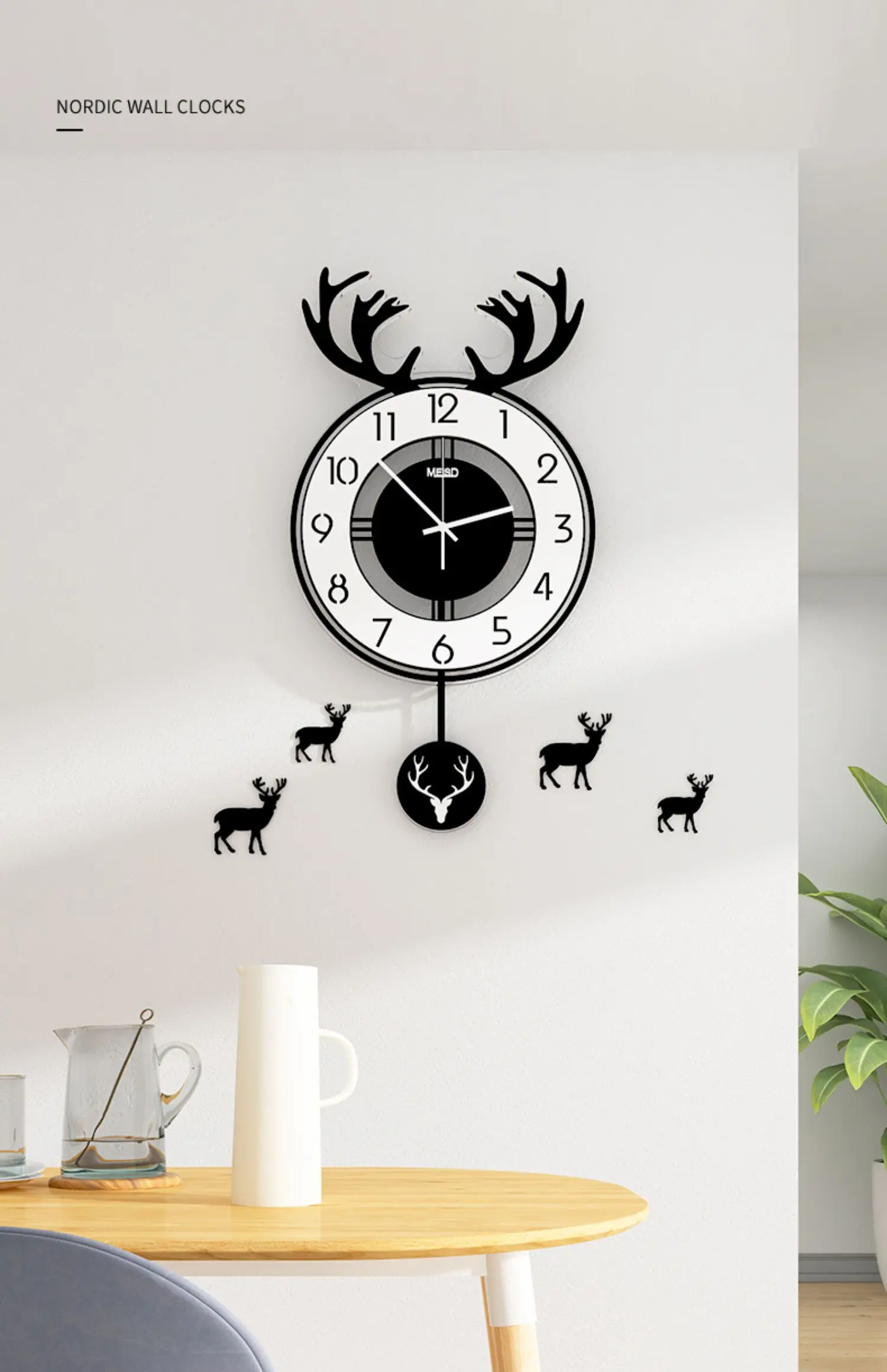 Modern Silent Sweep Seconds Quartz Walls Watch Nordic Fashion Light Luxury Wall Clock Wall Decorations Living Room Wall Ornament