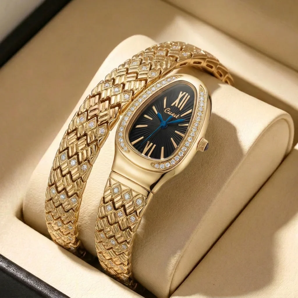 1pcs Women's black dial alloy strap vintage fashion classic fashion details Quartz Watch for business party holiday