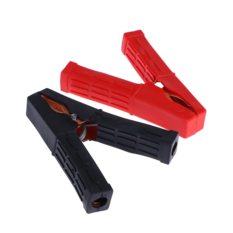 2pcs 200A Crocodile Alligator Clips Car Battery Insulated Clip Clamp Connector for Jumper Cables Boost