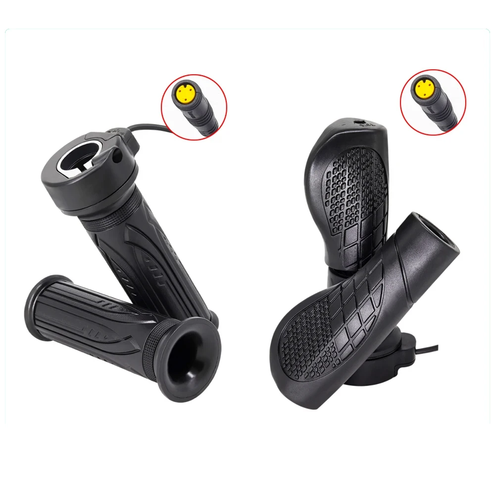 Ebike Right/Left Handle Helf Twist Throttle PC/ABS PVC Motor Bafang Accessories Parts Wuxing Twist Throttle