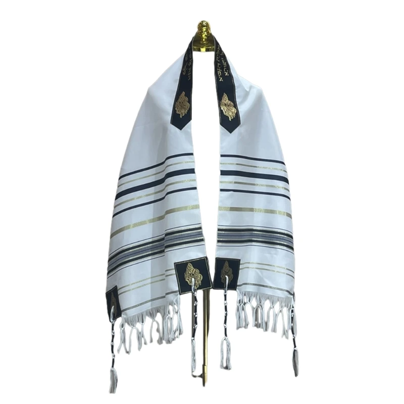 Pray Turbans for Adult Unisex Islamic Turbans Pray Scarf with Embroidery Pattern Dropship