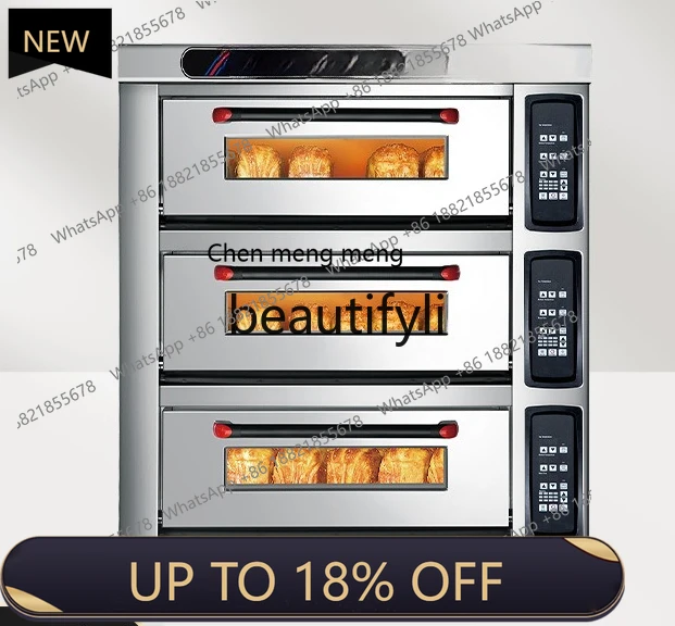 

Z189 High-Temperature Commercial Oven Kiln Chicken Large Capacity Stone Oven Three-Layer Industrial Electric Oven