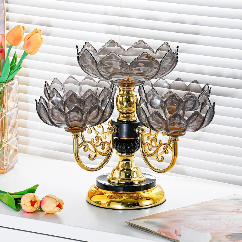 

Высокий внешний вид - Уровень Европы - Стиль Интернета - Известная фруктовая тарелка, Современный и креативный многослойный светильник