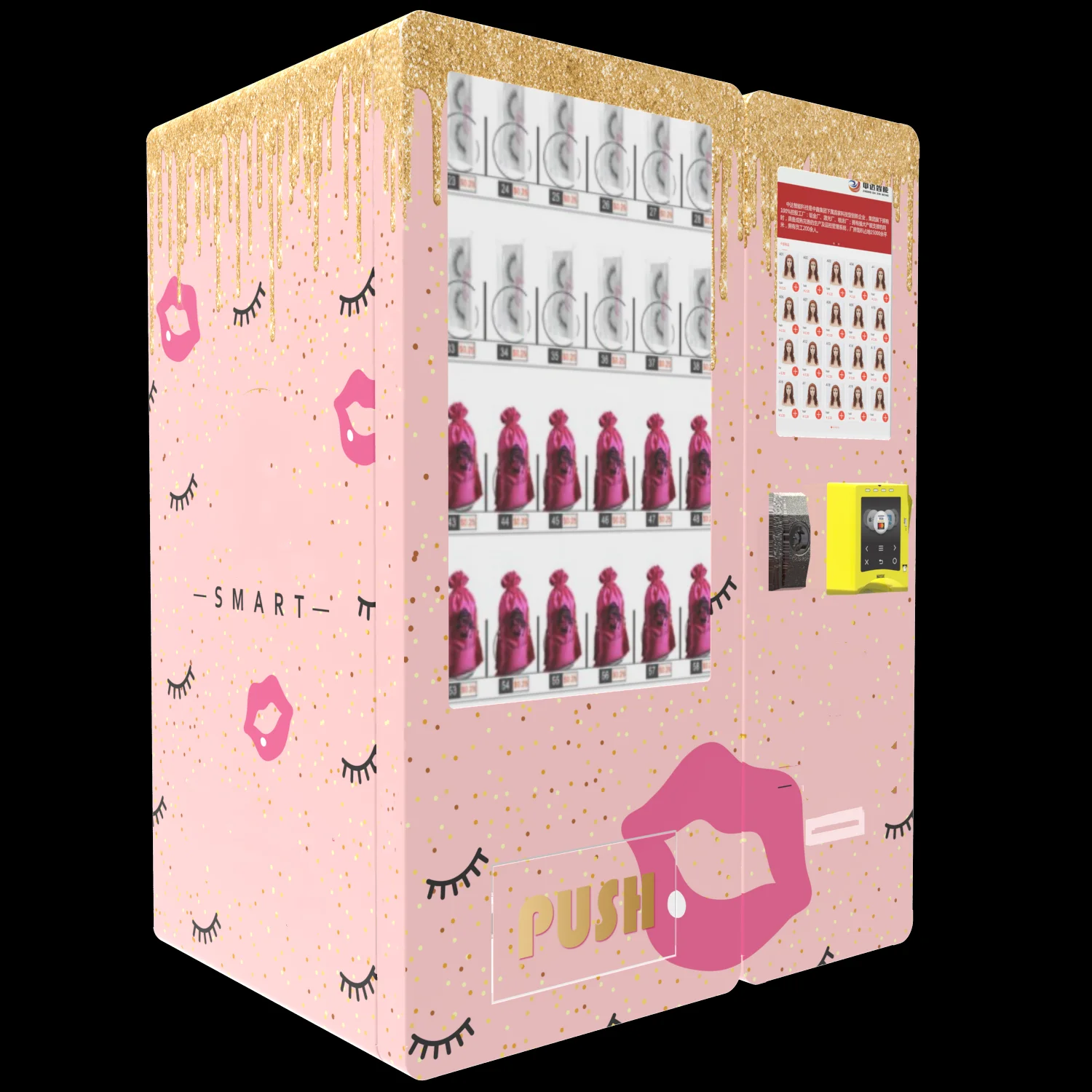 10.1 بوصة تعمل باللمس آلة بيع صغيرة كونترتوب آلات بيع كونترتوب