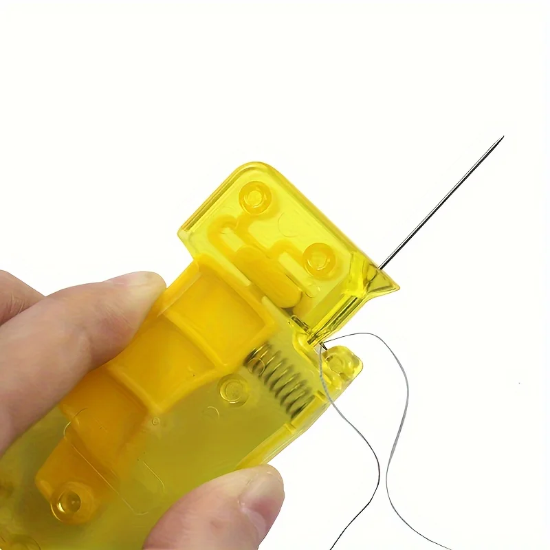 Automatic needle threader, DIY hand sewing needle threader, home crafts and sewing supplies