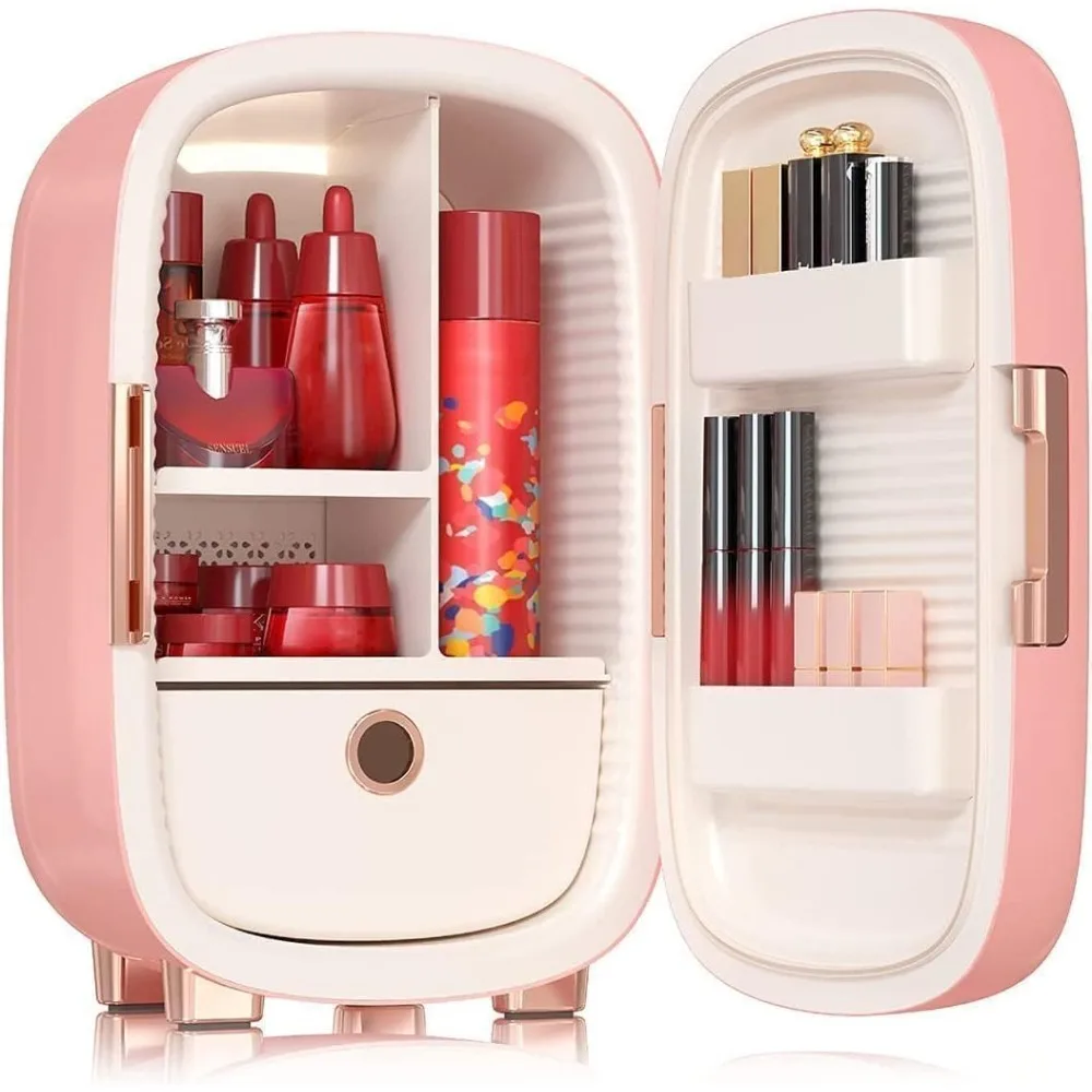 Beauty Fridge for Comestic Storage  Intelligent Constant Temperature Control Mini Fridge, Compact Fridge for Makeup Lipstick