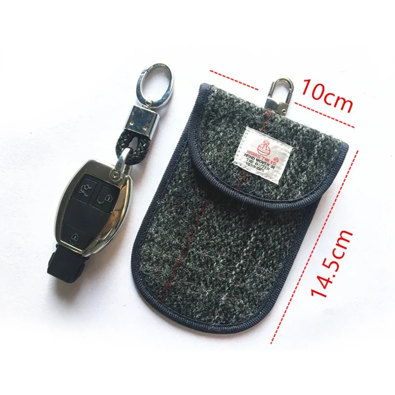 NamcheBarwa Rfid Bag Faraday Bag Car Keys Case Fob Signal Blocker Bag Rfid Shielding Key Credit Card Bags for Privacy Protection