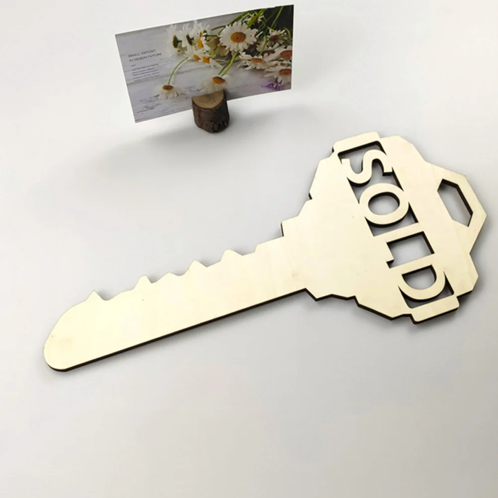 Key Prop Sold Sign Real Estate Key Shaped Prop Sold Sign Social Media Photo Props for Realtors Home Owners Real Estate Agent