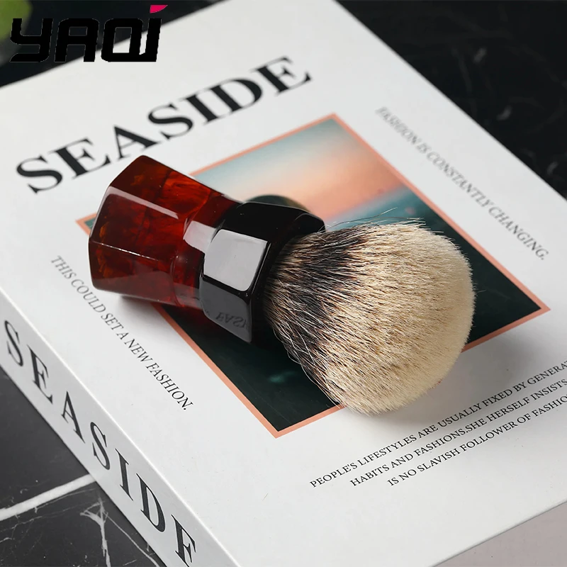 yaqi-boyfriend's-gift-26mm-moka-express-two-band-badger-hair-brosse-a-raser-pour-homme-en-poils-de-blaireau-pour-un-rasage-confortable