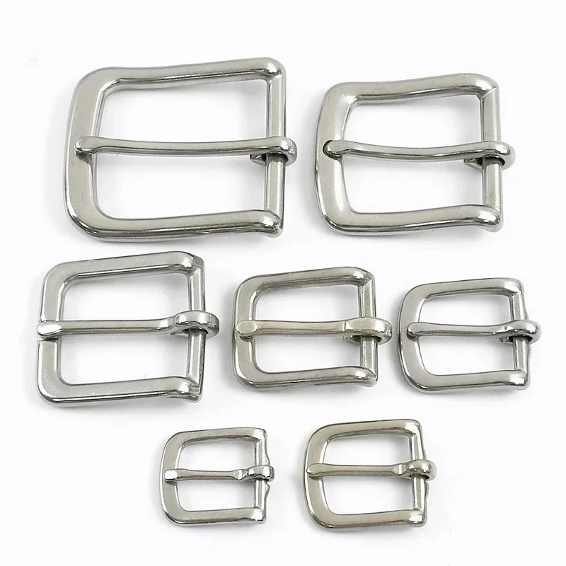 

2/4P 16-39mm Men Stainless Steel Belt Buckles Bag Strap Coat Adjuster Clasp Webbing Pin Buckle for Sewing DIY Hardware Accessory
