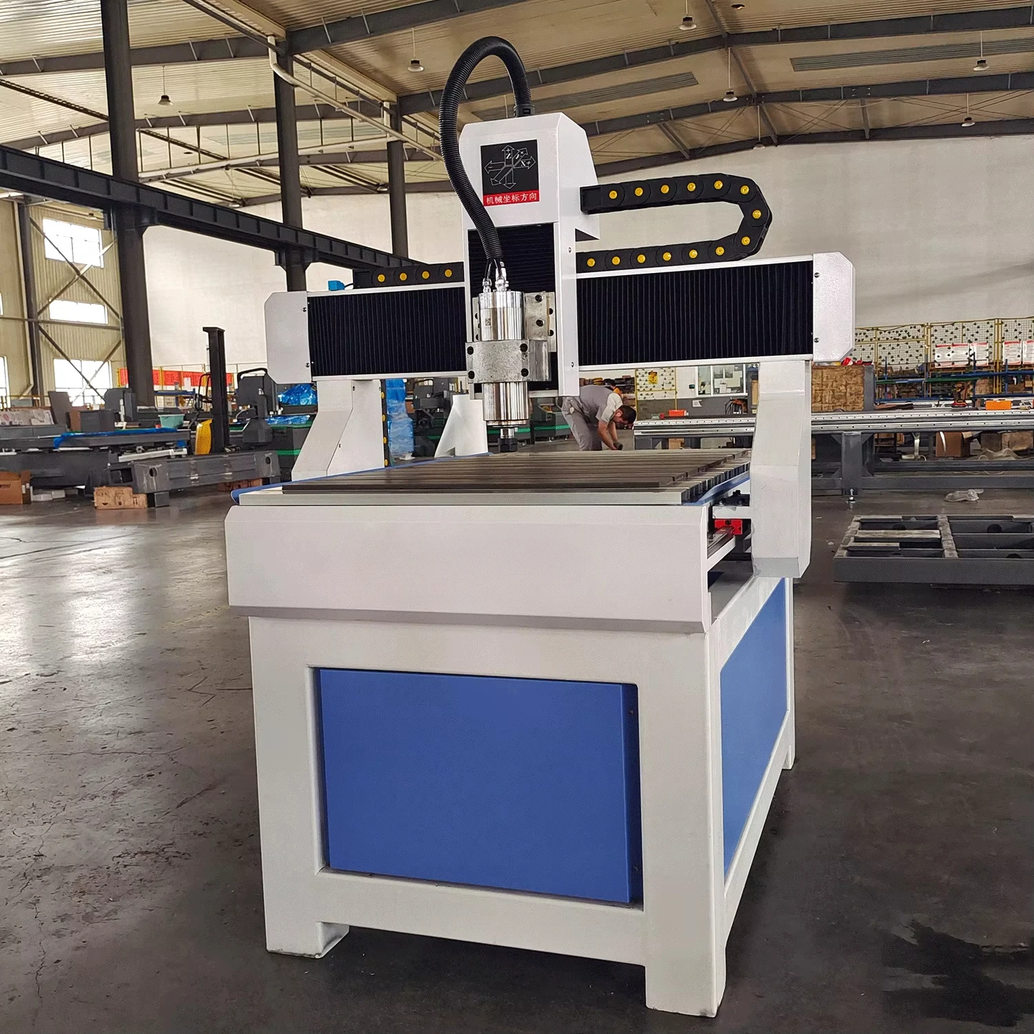 Mini Hobby CNC Router 6090/6040 with 4th A Axis - High Precision Milling Machine for Wood, Acrylic, and Glasses