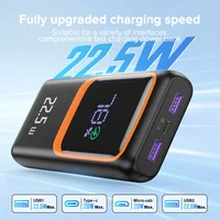 QOOVI 20000mAh batterie externe grande capacité de batterie PD 22.5W charge rapide chargeur Portable pour Samsung iPhone Xiaomi 5