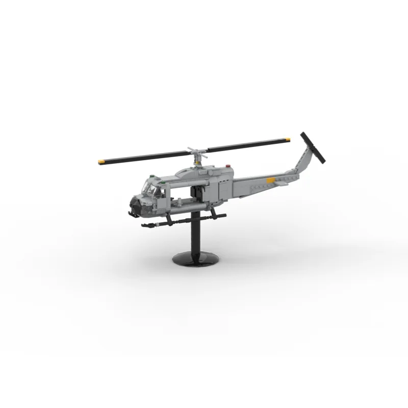 Aerial Fighter Moc Building Blocks American UH-1N HUEY Fighter Series Model Technology Bricks DIY Assembly Holiday Toy Gifts