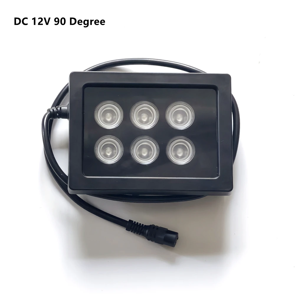 

DC 12V 90 Degree CCTV LEDS IR led Illuminator Light IR Infrared Waterproof Night Vision CCTV Fill Light For IP AHD Security Cams
