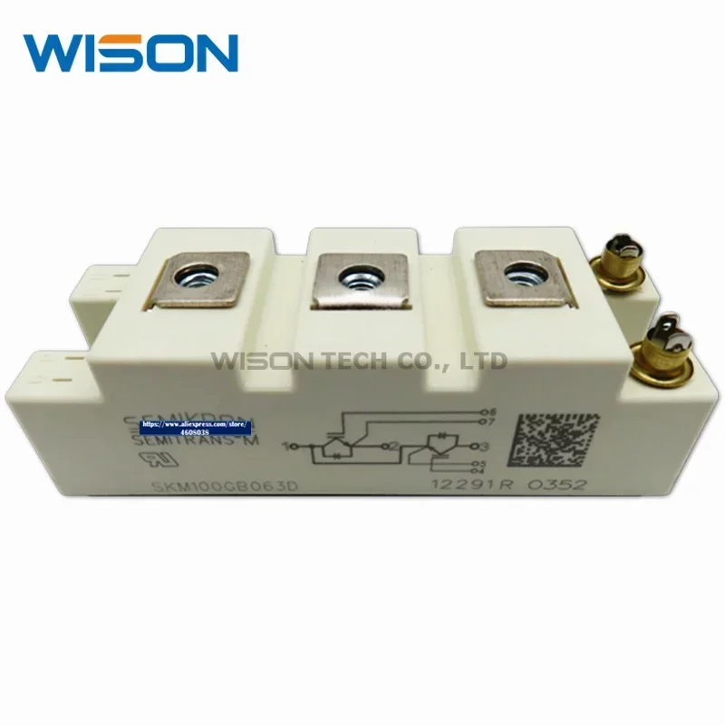 

SKM100GB063D БЕСПЛАТНАЯ ДОСТАВКА НОВОГО И ОРИГИНАЛЬНОГО МОДУЛЯ IGBT