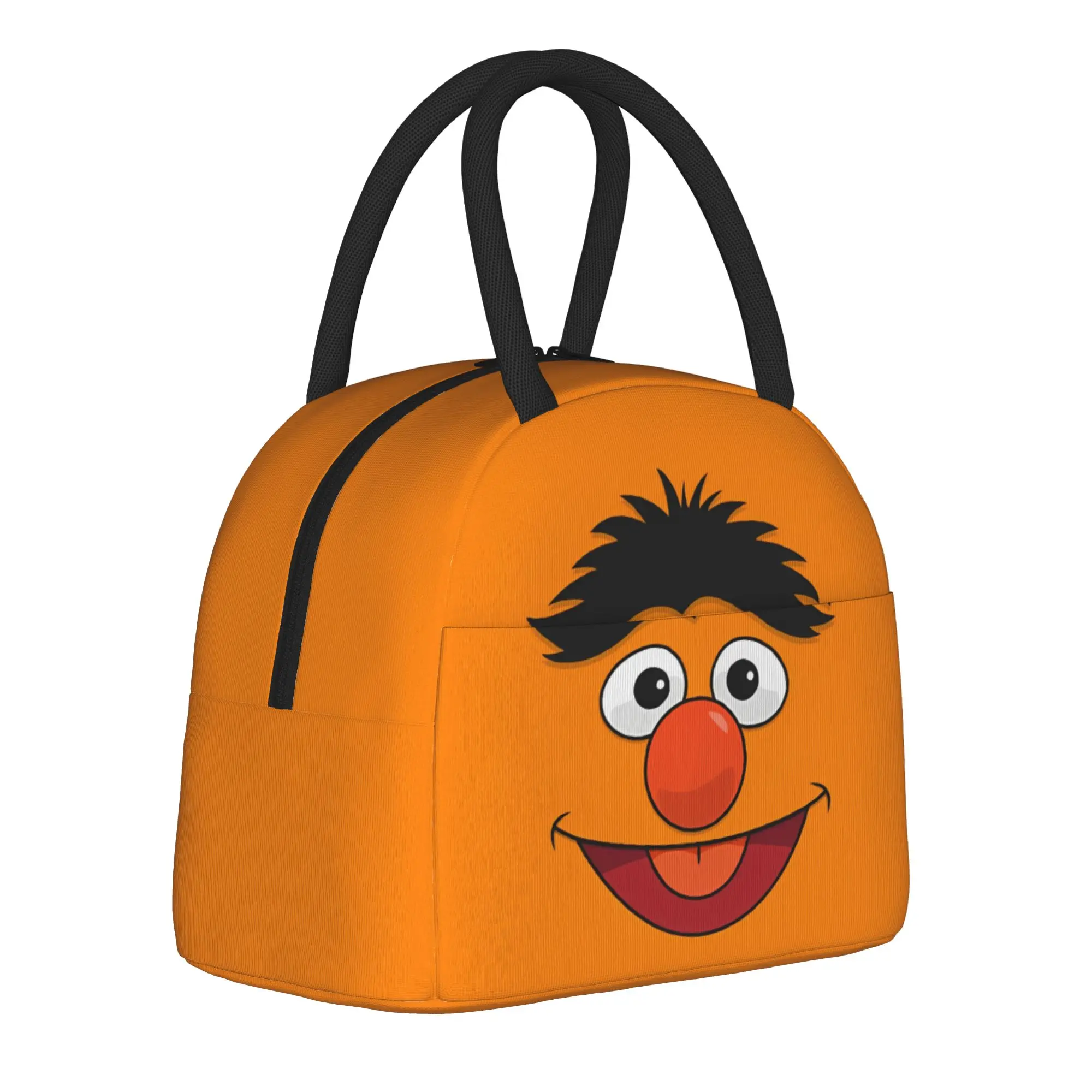 Anime Sesames Streets Cookie Monster Insulated Lunch Bag Leakproof  Lunch Container Thermal Bag Tote Lunch Box Picnic Food Bag