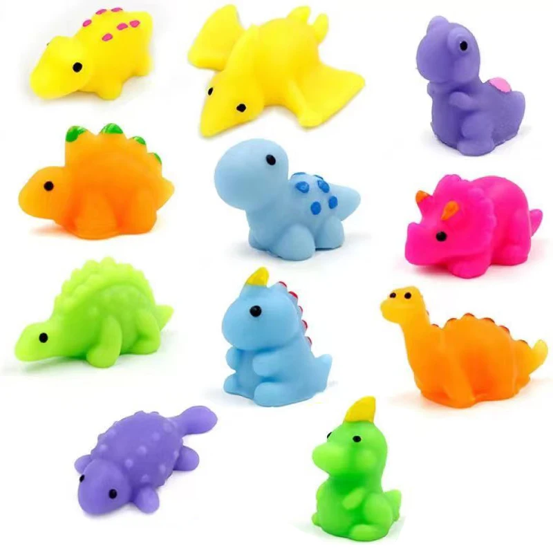 Mochi Squishy Dinosaur Kawaii Squeeze Sensory Fidget Stress Relief Kids Party Favors Classroom Prize Juguete Antiestres