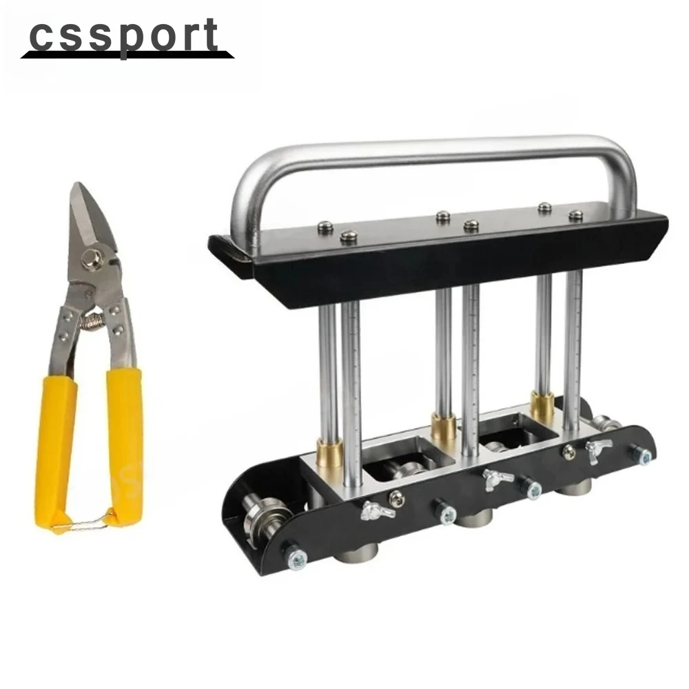 

ER3 Three-Station Edge Roller Bender 0-90° Angle For Sheet Metal Rain Gutter Deflector Splash Guard