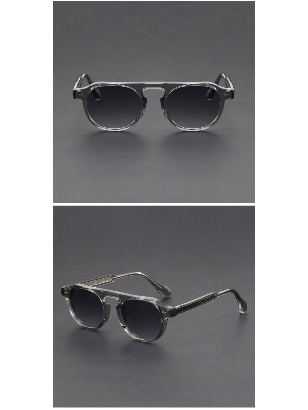 Marken-Echte Vintage-Brillen für Herren Modische Schildpatt-Acetat Hochwertige Sonnenbrillen für Damen – Detail 4