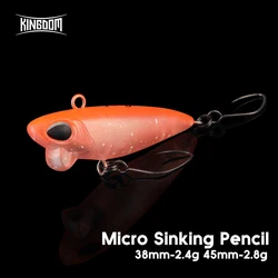 Microlápiz hundimiento Kingdom – Wobbler para trucha, lubina y lucio