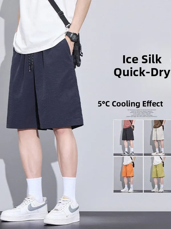 

Qui Dry Casual orts ex Sli Four-Five Length orts Дышащая легкая нейлоновая ткань Весна Лето Новое поступление