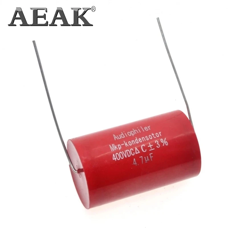 Audiophiler Axial MKP Capacitor Audio 250V 400V 630V 10UF/400V 0.1UF 0.22UF 0.33UF 6.8UF 7.5UF 8.2UF AEAK