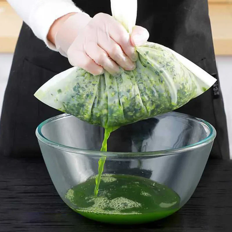 Nylon Filter Bags Vegetable Milk Strainer Sieve Drain Tea Filter Net Bag Kitchen Gadgets For Home Food Cheese Cloth Honey Sieve