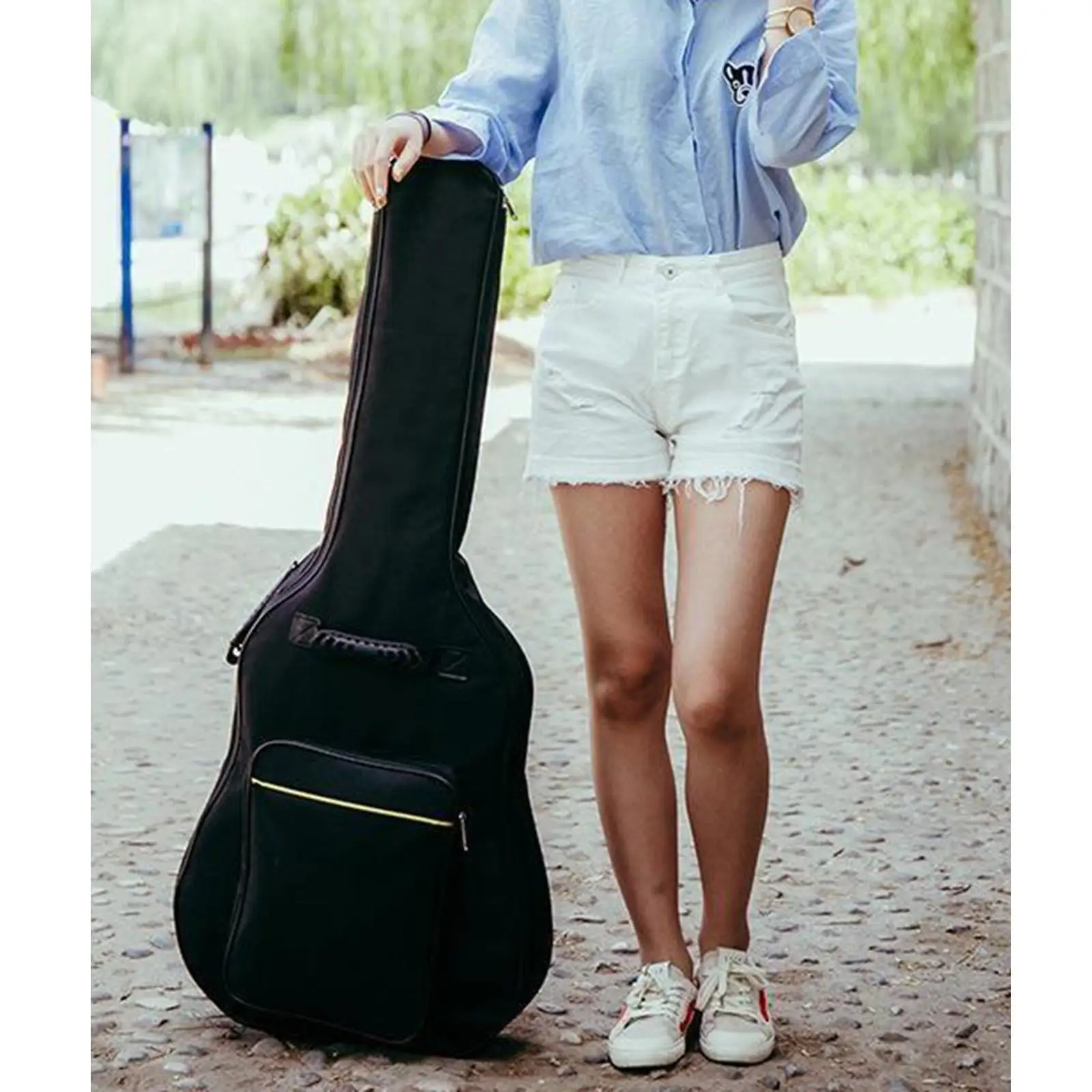 

39 '' Guitar Gig Case Shoulder Bags Handbag Purse with Adjustable Straps