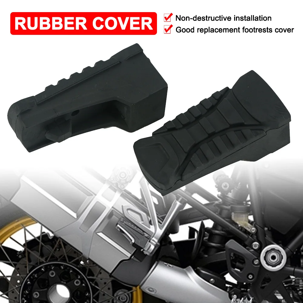 

Rear Passenger Footrest Rubber Cover For BMW R1200GS R1250GS LC Adventure 2014-2022 2023 GS R1200 R1250 GSA S1000XR 2015-2019