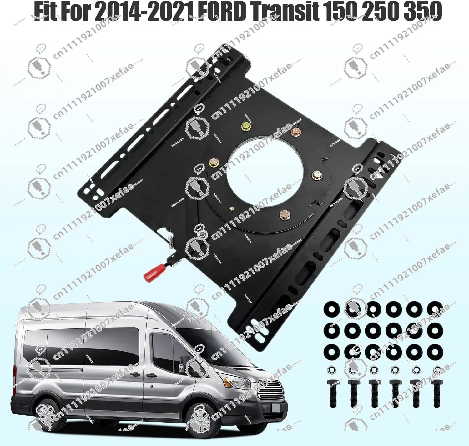 

360 Degree Rotatable Car Seat Base Swivel RV Seat Conversion Turntable Compatible with Sprint Transport T5T6 Seat for Vehicle