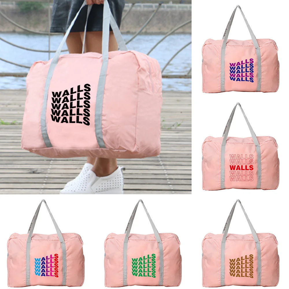 

Travel Bag Handbag Women Outdoor Camping Luggage Toiletries Storage Accessories Bags Foldable Zipper Walls Pattern Organizer