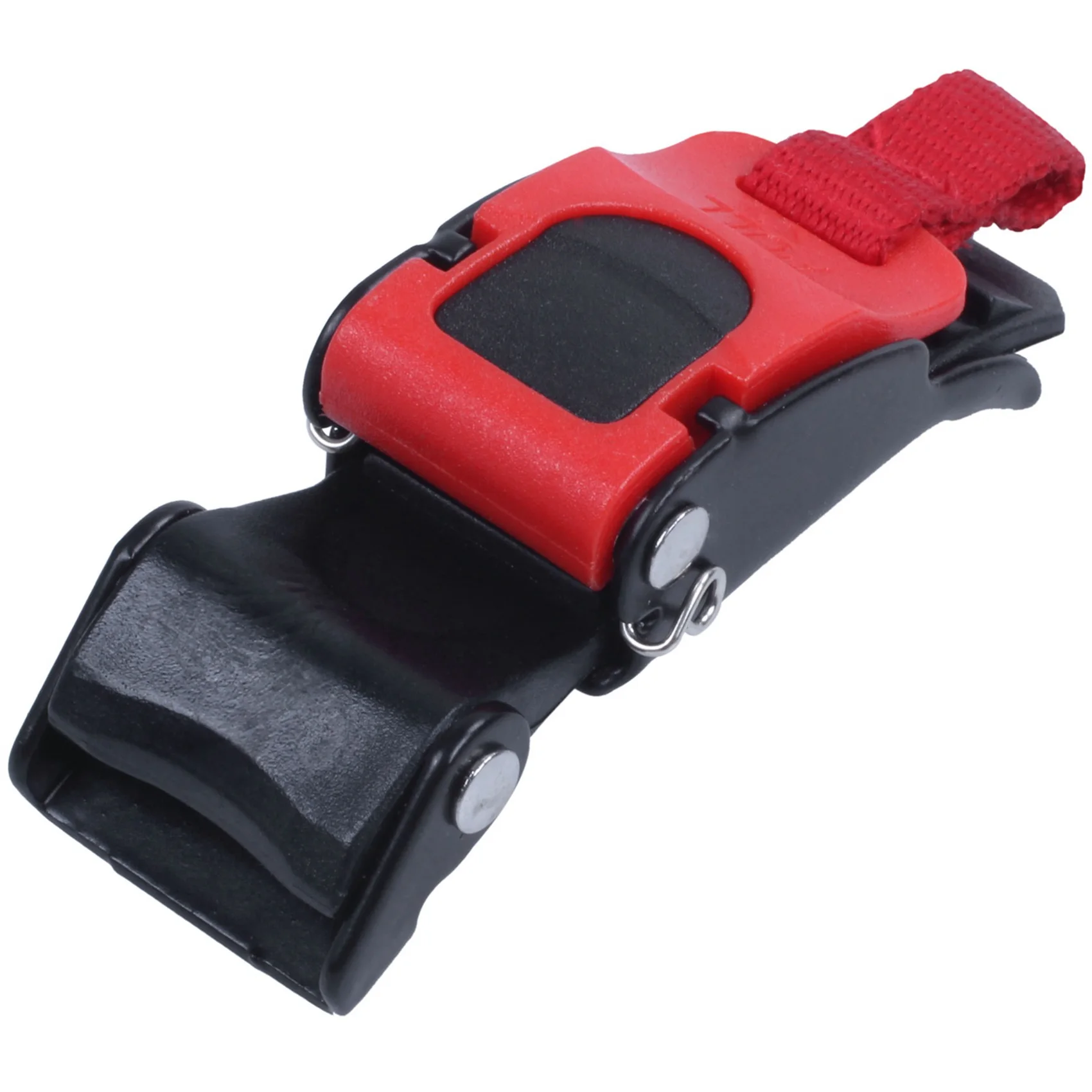 Well 6X Plastic Motorcycle Helmet Speed Clip Chin Strap Quick Release Pull Buckle New Black+Red