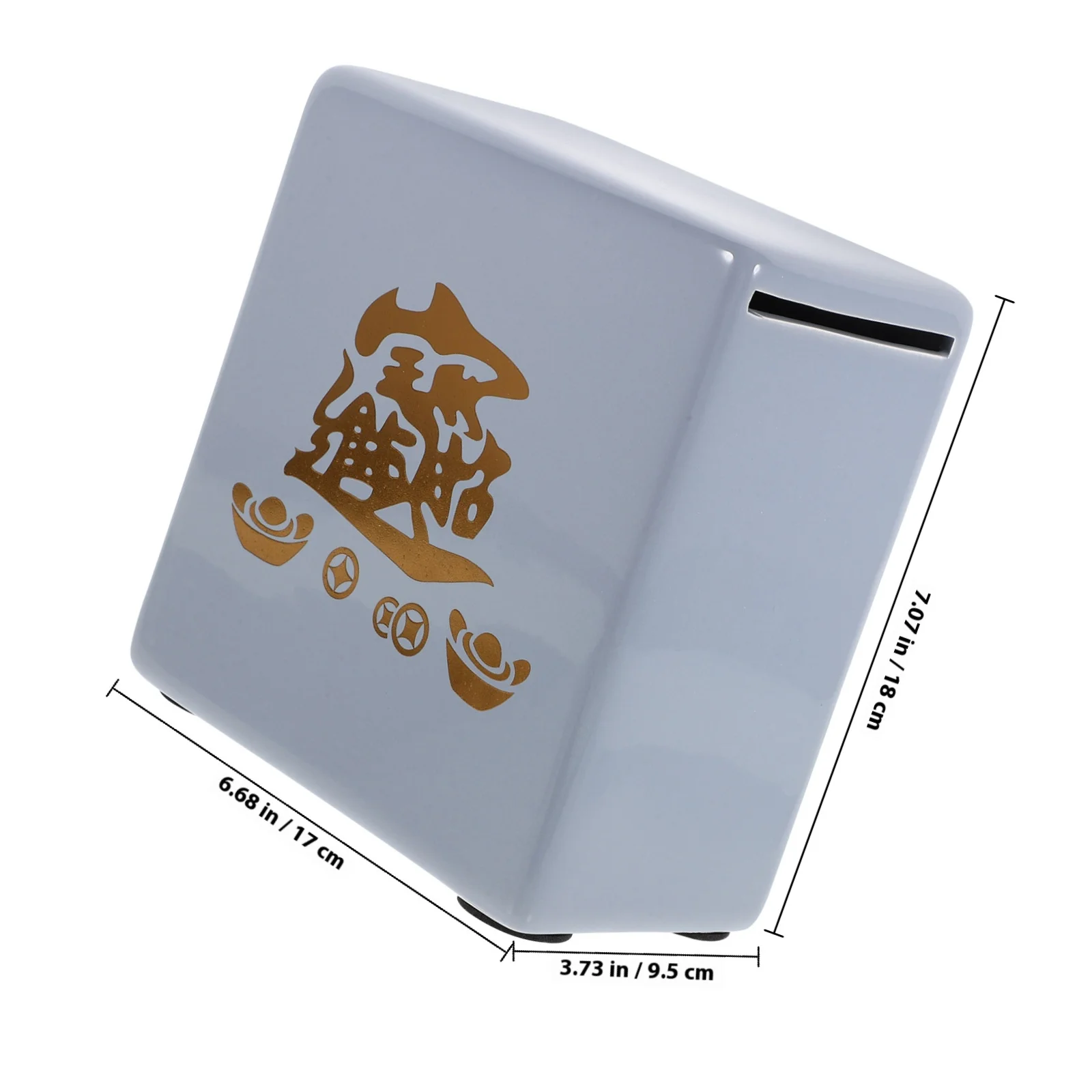 Large Capacity Ceramic Money Box Savings Jar Piggy Bank for Adults Only Saving Money Storage Piggy Bank