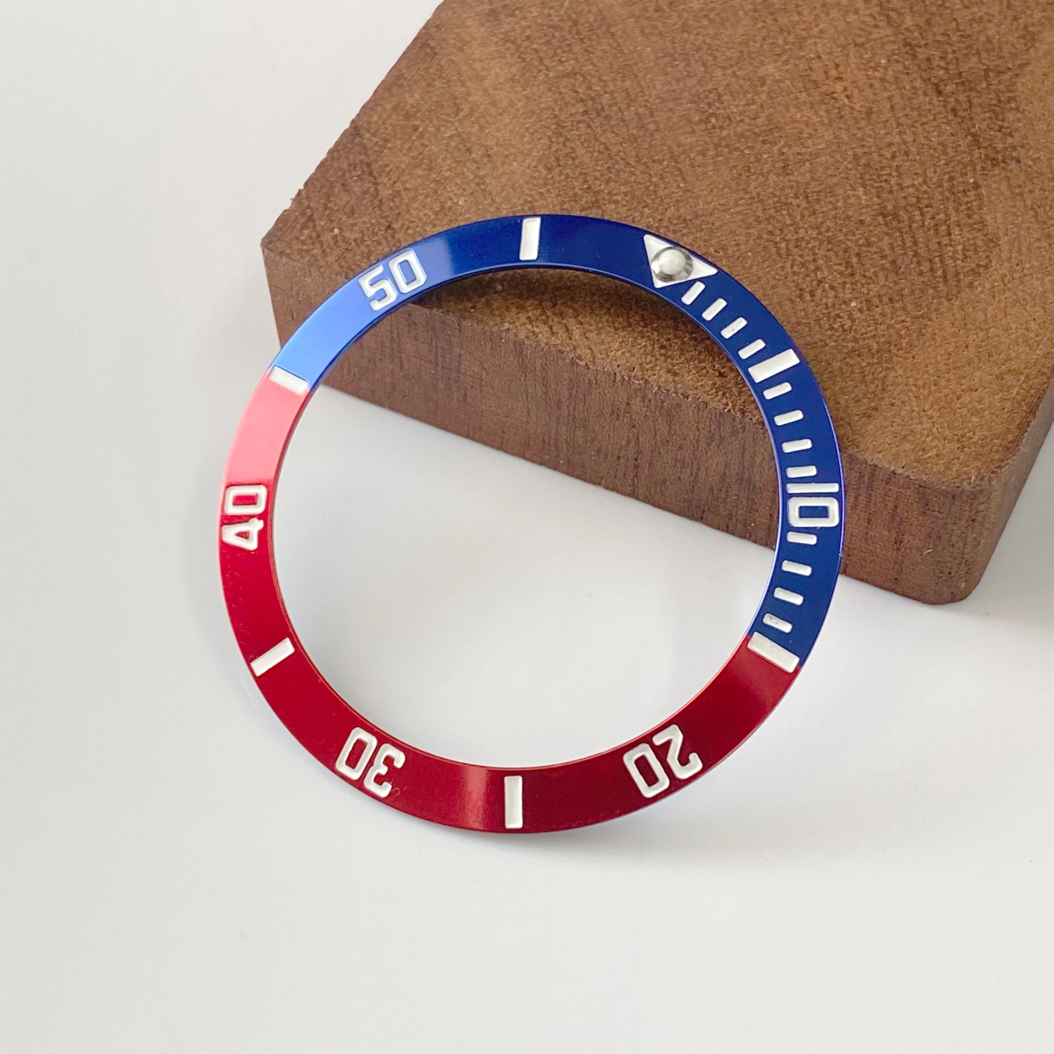 Поклонный керамический безель 38 мм * 30,5 мм, вставка для часов для дайвинга для мужских часов 40 мм, сменные вставки для безеля для часов