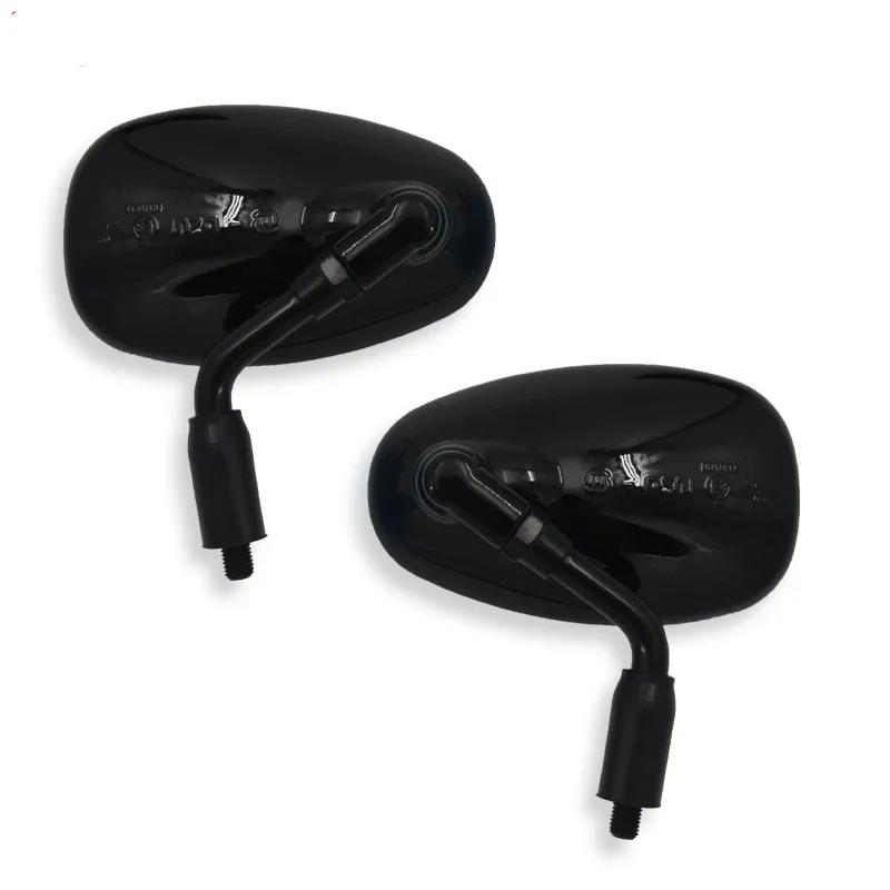 Universal Vintage Oval Motorcycle Back Rearview Mirror for Prince  GV300S KR250 QJ300 GV250 E stamp 10mm Clockwise thread