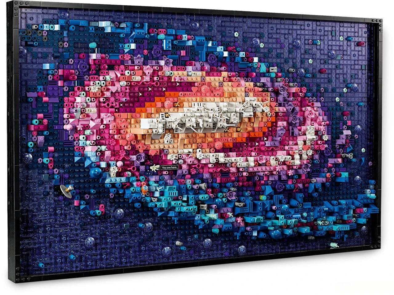 NEW 2026 The Milky Way Galaxy 3D Art Mural Building Blocks Sets Compatible With Legoed Particles Suitable For Christmas Gifts image 3