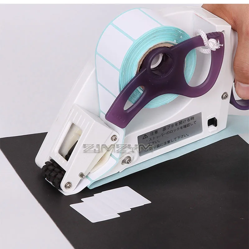 Handheld Manual Label Gun Price Tag Gun Label Applicator Machine Smooth Stripping Labeler for Retail Store Warehouse Logistics