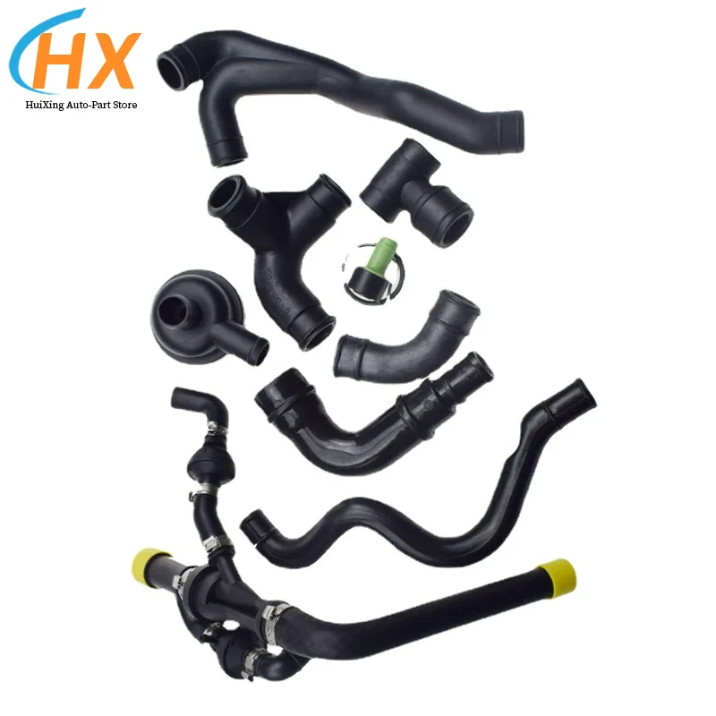 

06A103221AH 06A103213AF 06A103213F 1.8T Crankcase Breather Hose Pipe Valve Kit for Audi A3 TT VW Jetta Seat Skoda 06A129101D