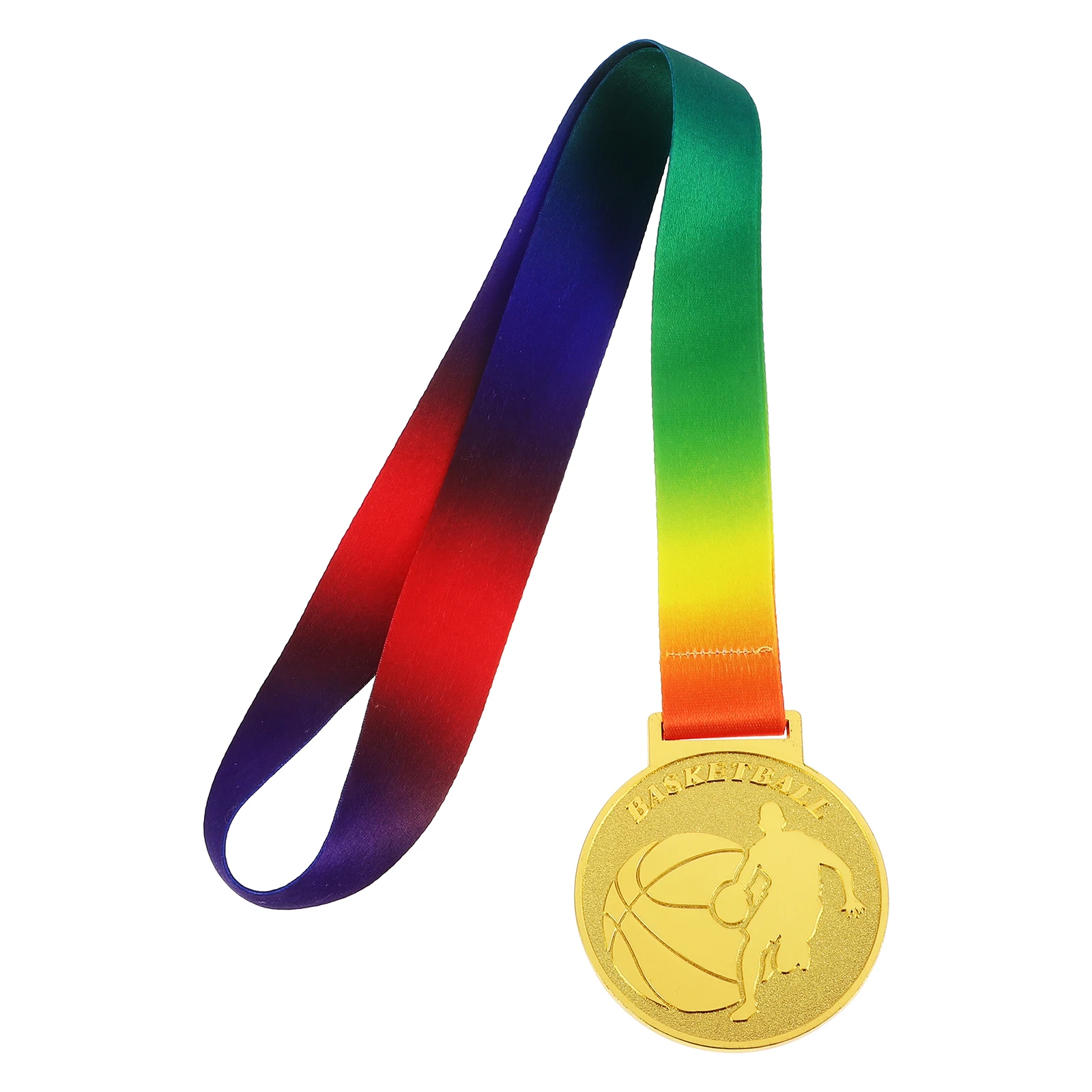 

Basketball Gold Student Trophies MVP Prize Sports Medals Winner Kids Competition Team Game Awards Participation