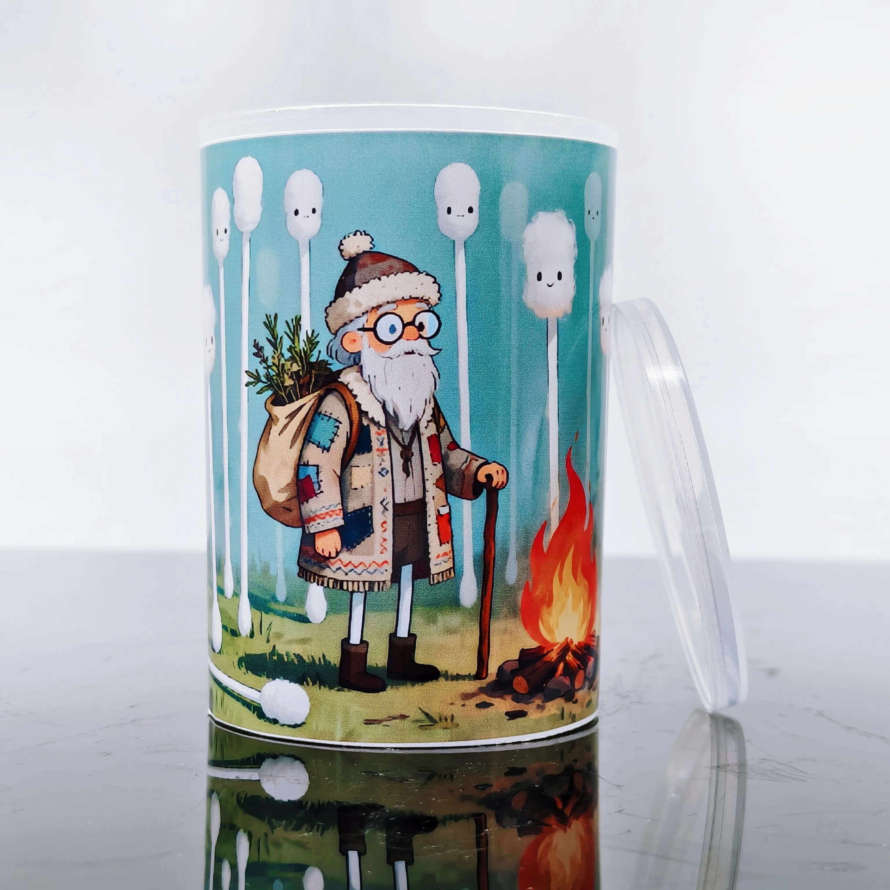 100/200 шт. двусторонние толстые ватные палочки в богемном стиле с круглой ложкой и хлопковыми ручками-палочками