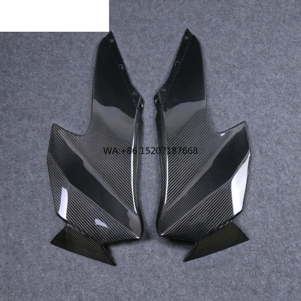 

3K сухой обтекатель передней верхней боковой панели мотоцикла из углеродного волокна для Kawasaki Ninja ZX10R ZX-10R 2021 2022 2023 2024