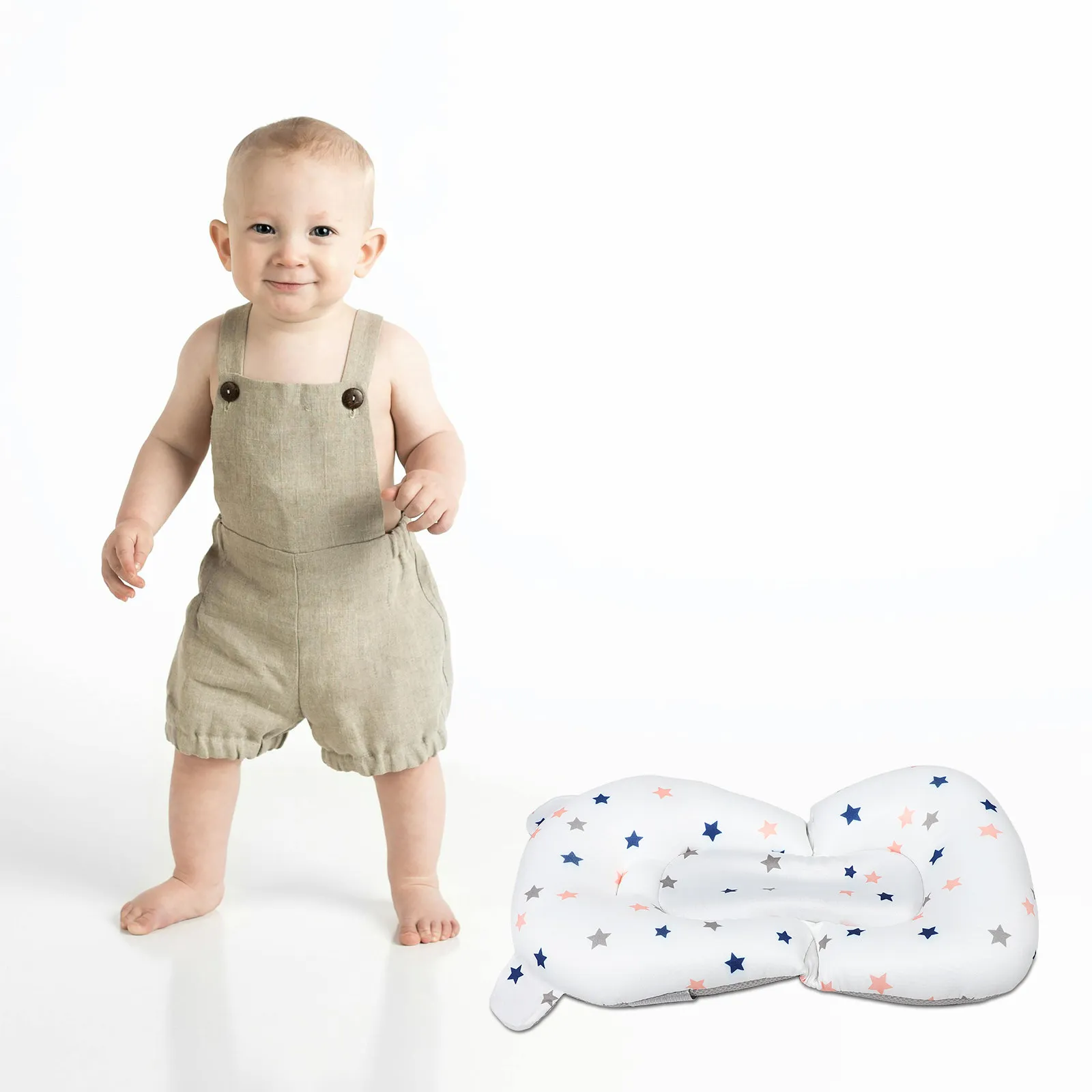 Baby Bath Cushions Seat for Infants Adjustable Babies Non-slip Pad Floating Mat