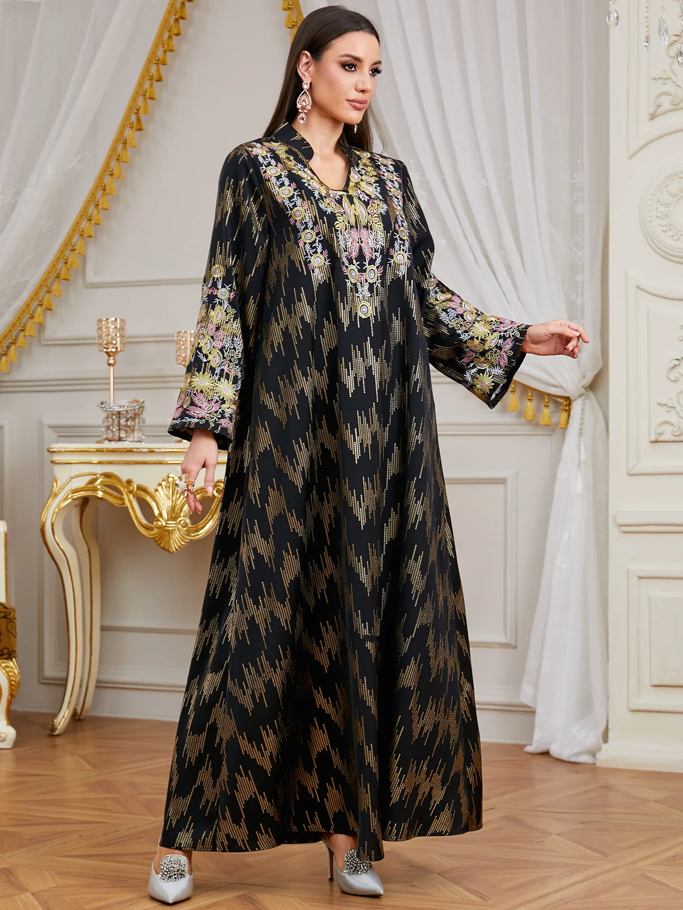 Ramadan Dubai Abaya Moslim Vro - Embroidery Kebaya recensie en prijs