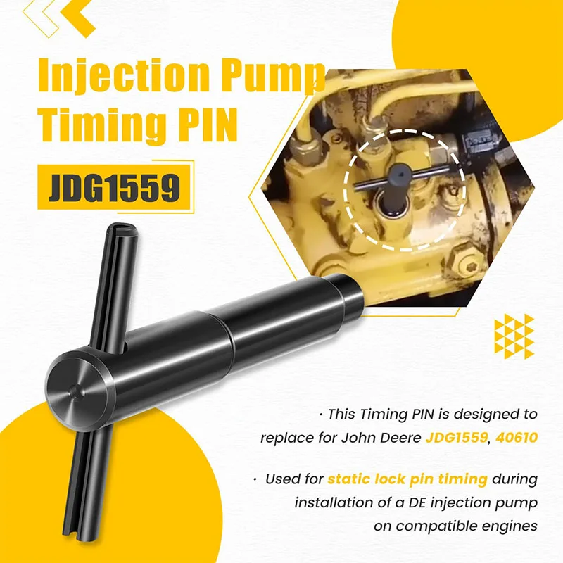 Injection Pump Timing PIN fit for John Deere Engine Fuel Pump, Timing Tool Replace for JDG1559 40610