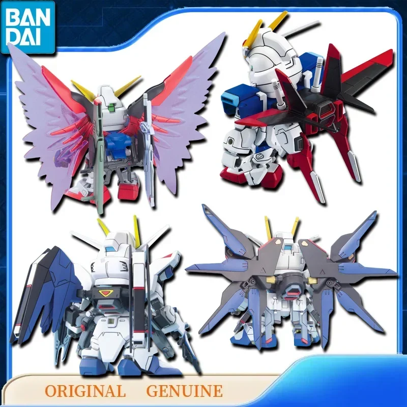 Bandai Original Genuine GUNDAM SD BB SENSHI C.E. BATTLES OF DESTINY SET Anime Action Figures Zabawki Prezent Montaż Model Ozdoby